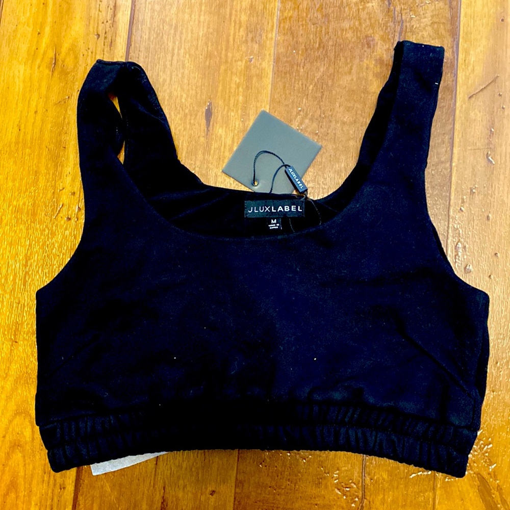 JLUX Label sweat bra and shorts set